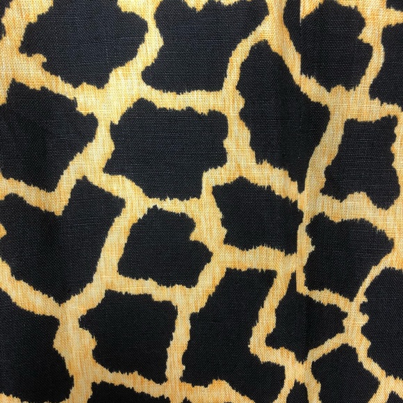 Escada VINTAGE Linen Giraffe Print Vest - Picture 5 of 7